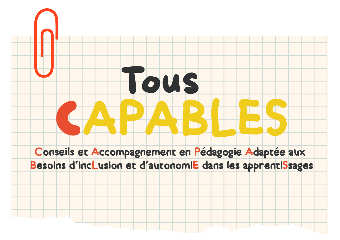 Tous Capables Psychopédagogue Psychopédagogie formation TND trouble du neurodéveloppement neuroatypie DYS TDA/H TSA